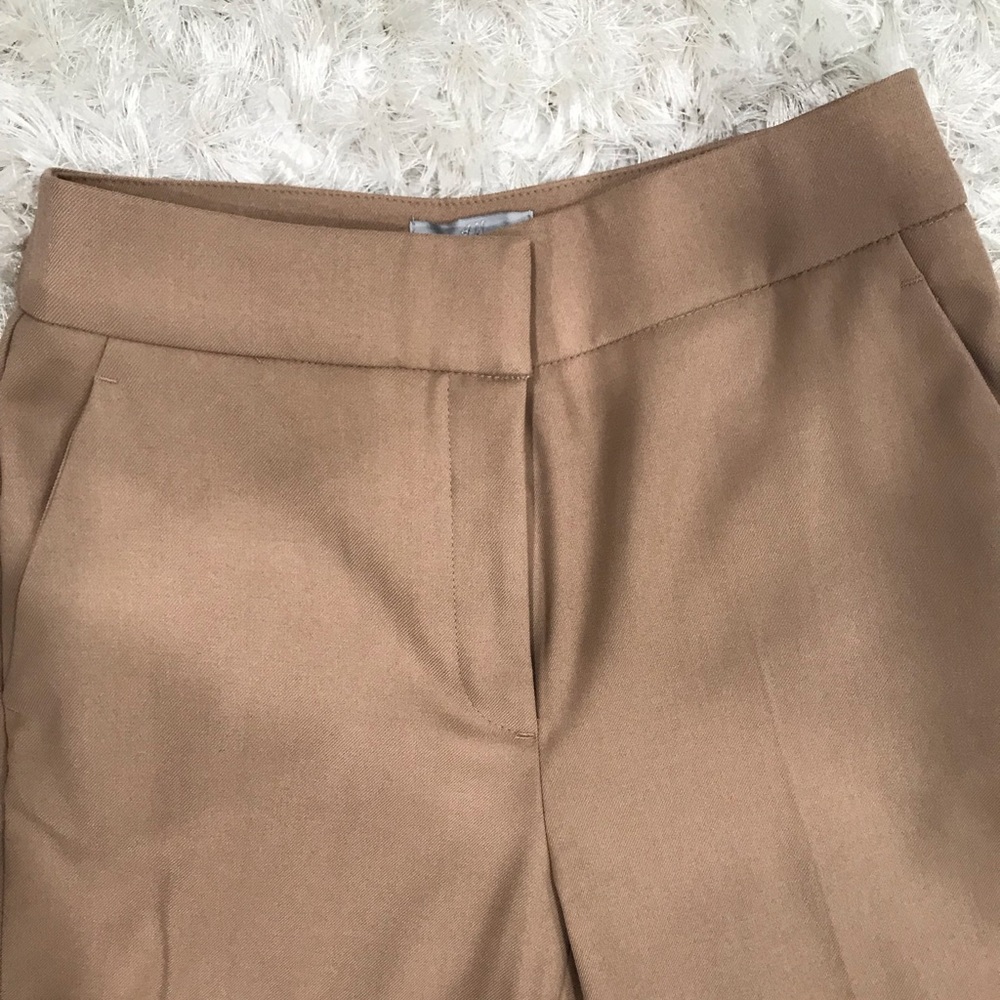 H&M Camel, High-Waist Wide Leg Pants